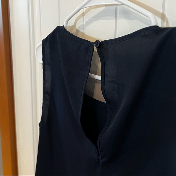 Navy Michael Kors Shell Top - Size 6 - Picture 4 of 5